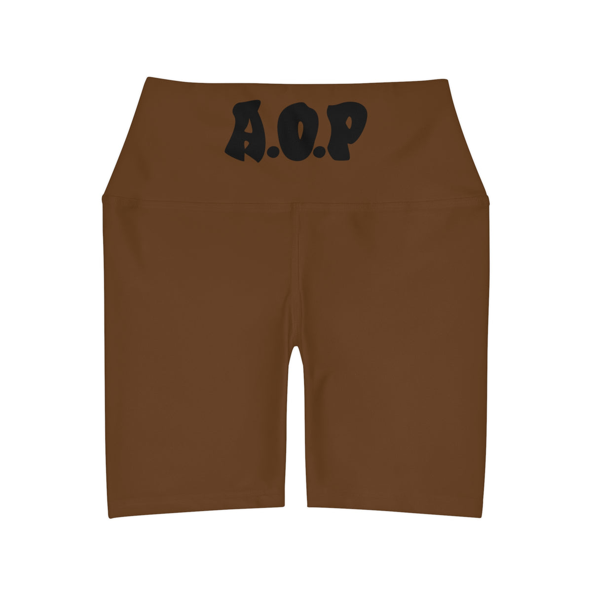 High Waisted Yoga Shorts (AOP)